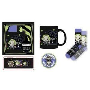 CultureFly Beetle Juice Fan Bundle with Mug, Socks, and Sticker